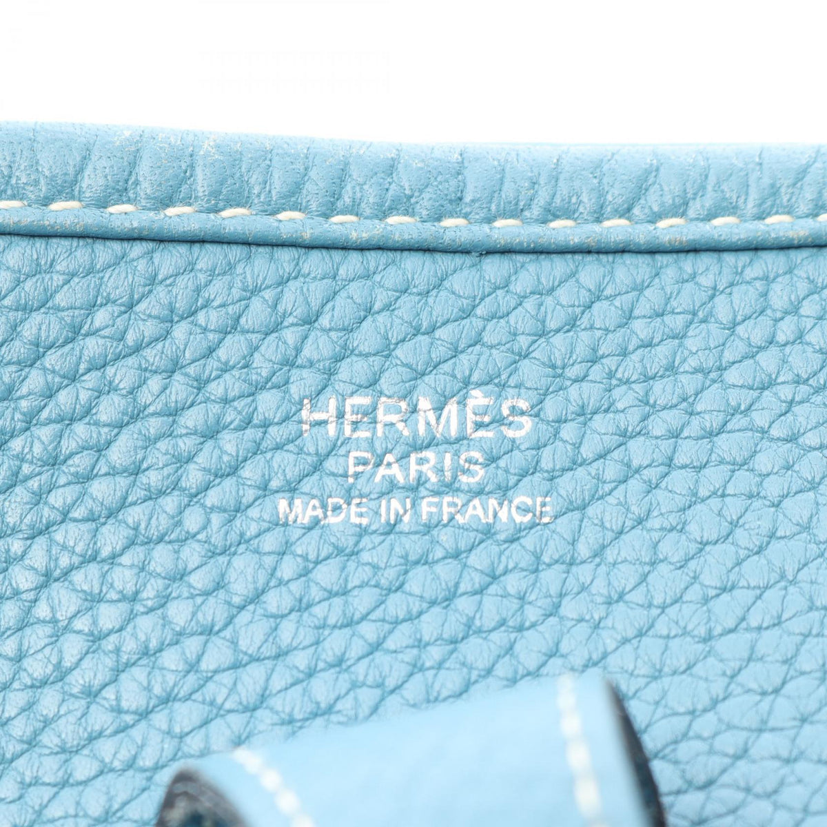 HERMES Evelyne 3 Troyes PM Shoulder BagBlue jean Blue jean Blue Taurillon Clemence leather Taurillon Clemence 2118800163936
