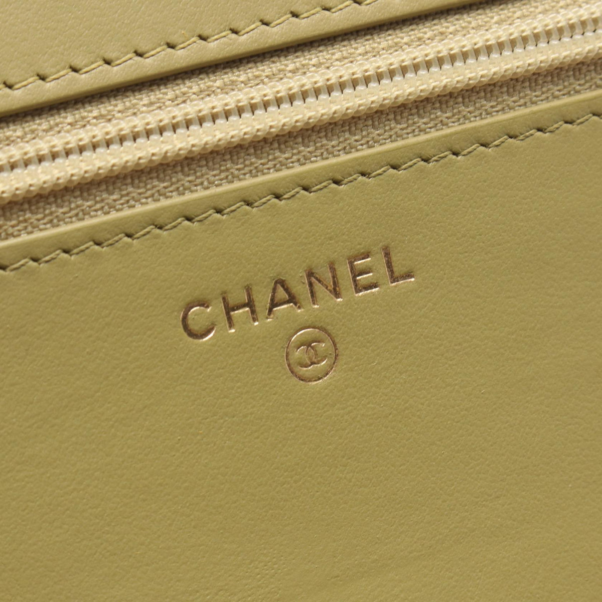 CHANEL Khaki Boy Chanel Matelasse Grained Calfskin leather AP1117 2106800631531