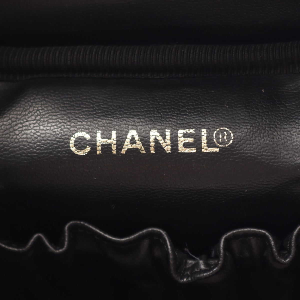 CHANEL Black COCO Mark Grained Calfskin leather 2101219911090