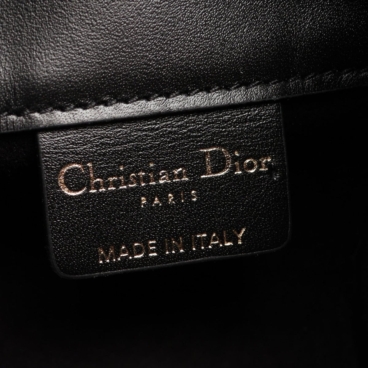 Dior Christian Dior Camp Shoulder Bag Black/White leather 2101219912547