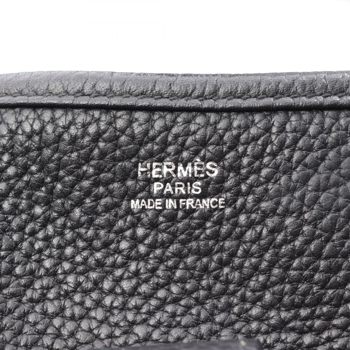 HERMES Evelyne 3 Trois GM Shoulder BagNoir Black Noir Black Black Taurillon Clemence leather Taurillon Clemence 2101219910659