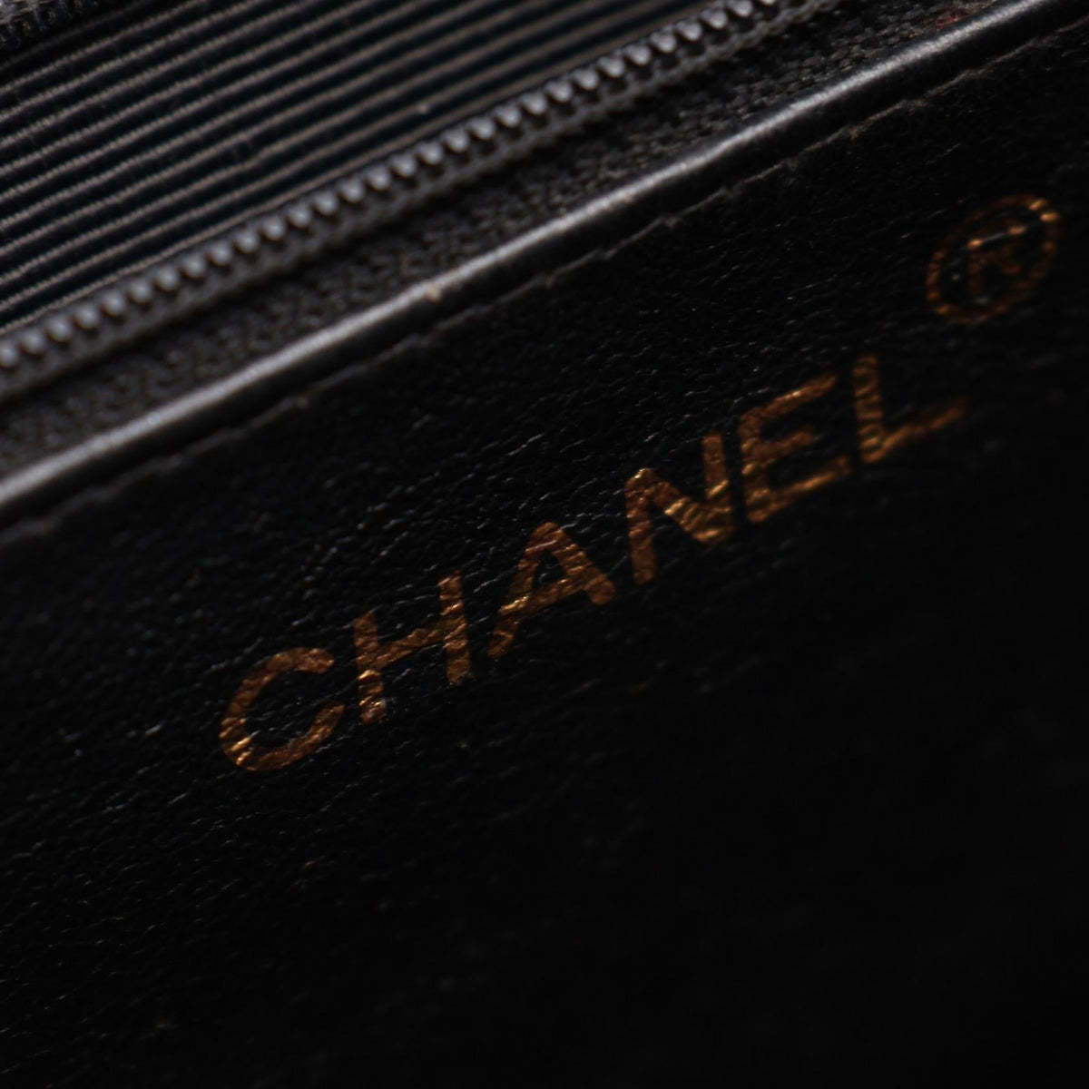 CHANEL Black Deca COCO Mark Lambskin (sheep leather) 2101219908847