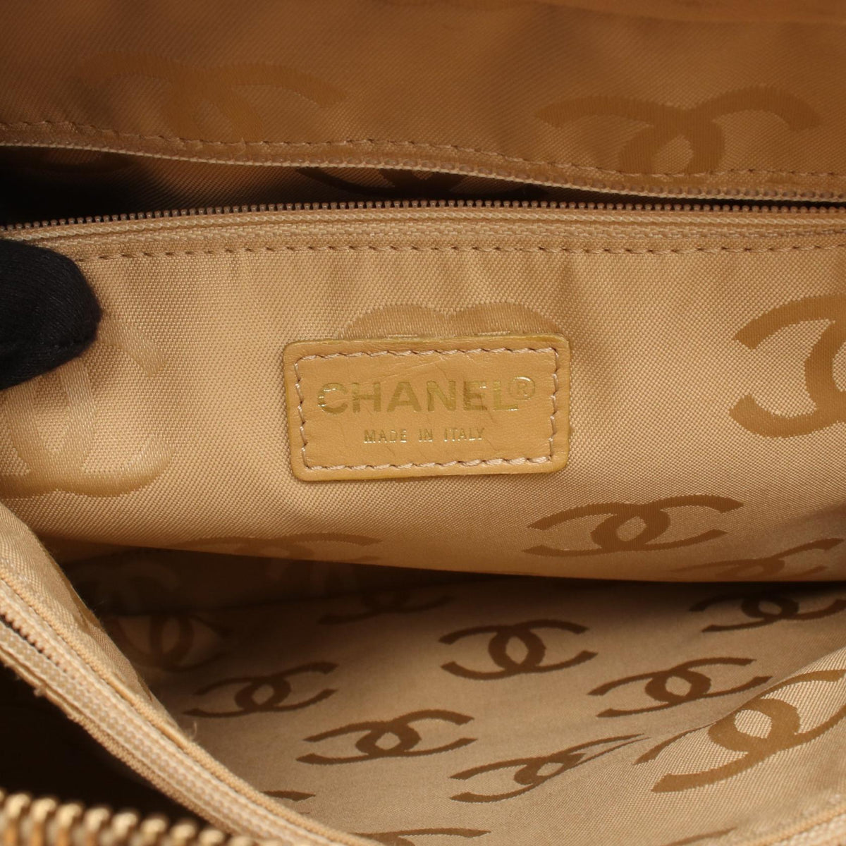 CHANEL Beige Wild stitch leather 2101219889443