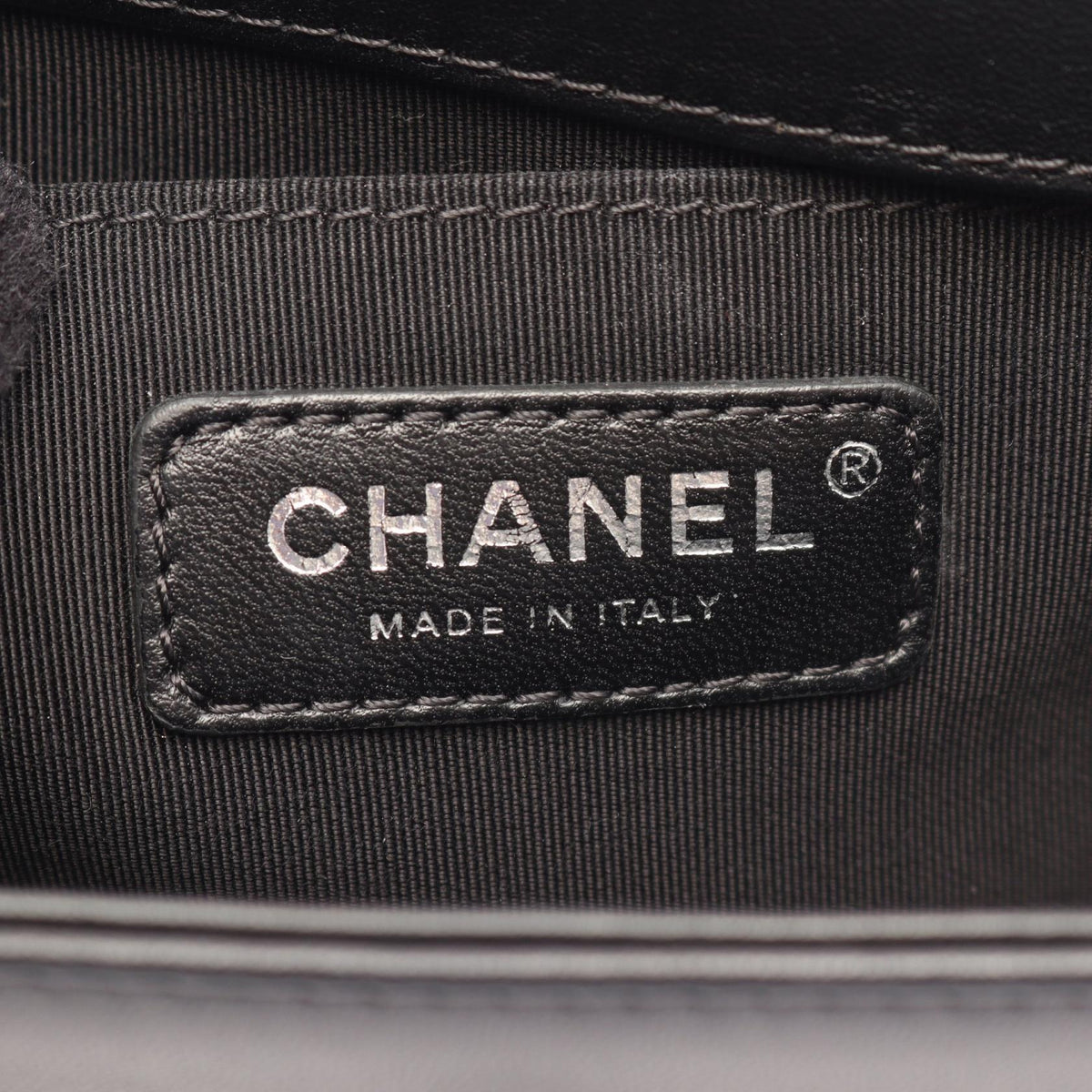 CHANEL Black Boy Chanel Small Lambskin (sheep leather) 2104102531856