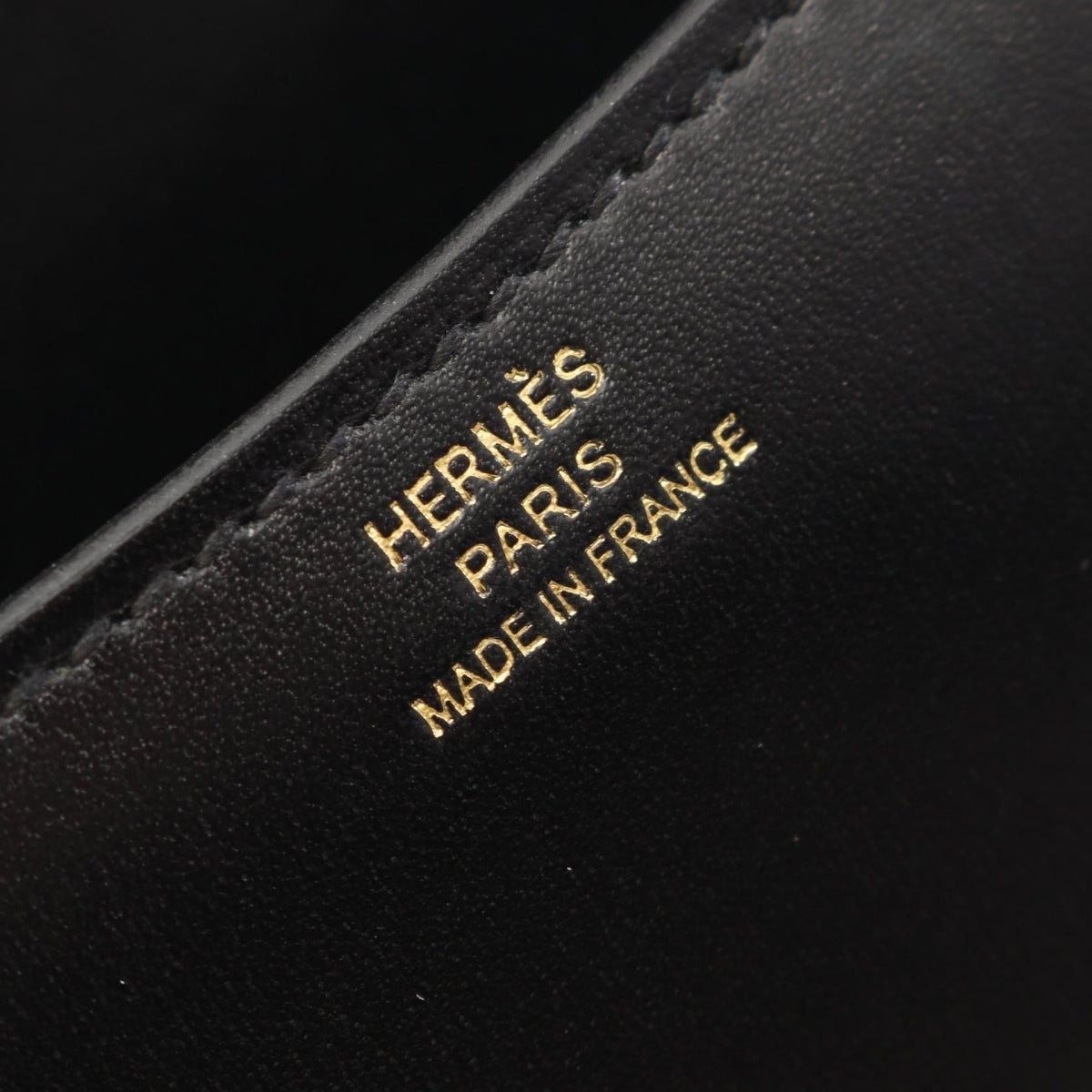 HERMES Constance 3 mini Shoulder Bag Black Box calf leather Calfskin (cowhide) 2104102532105
