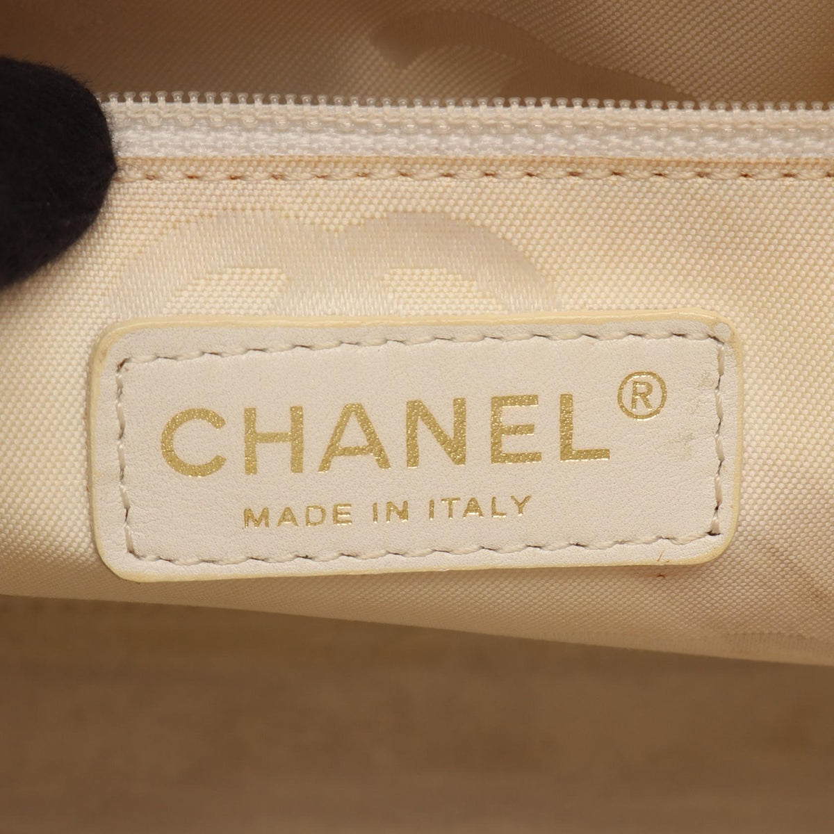 CHANEL Beige Wild Stitch Chevron V Stitch leather 2101220098919