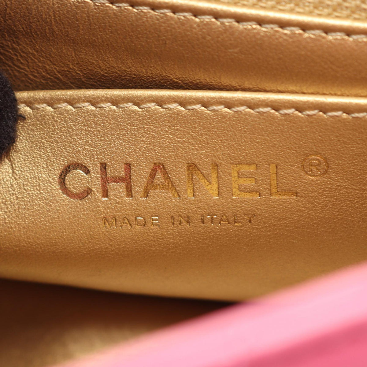 CHANEL Pink Matelasse leather 2101220099794
