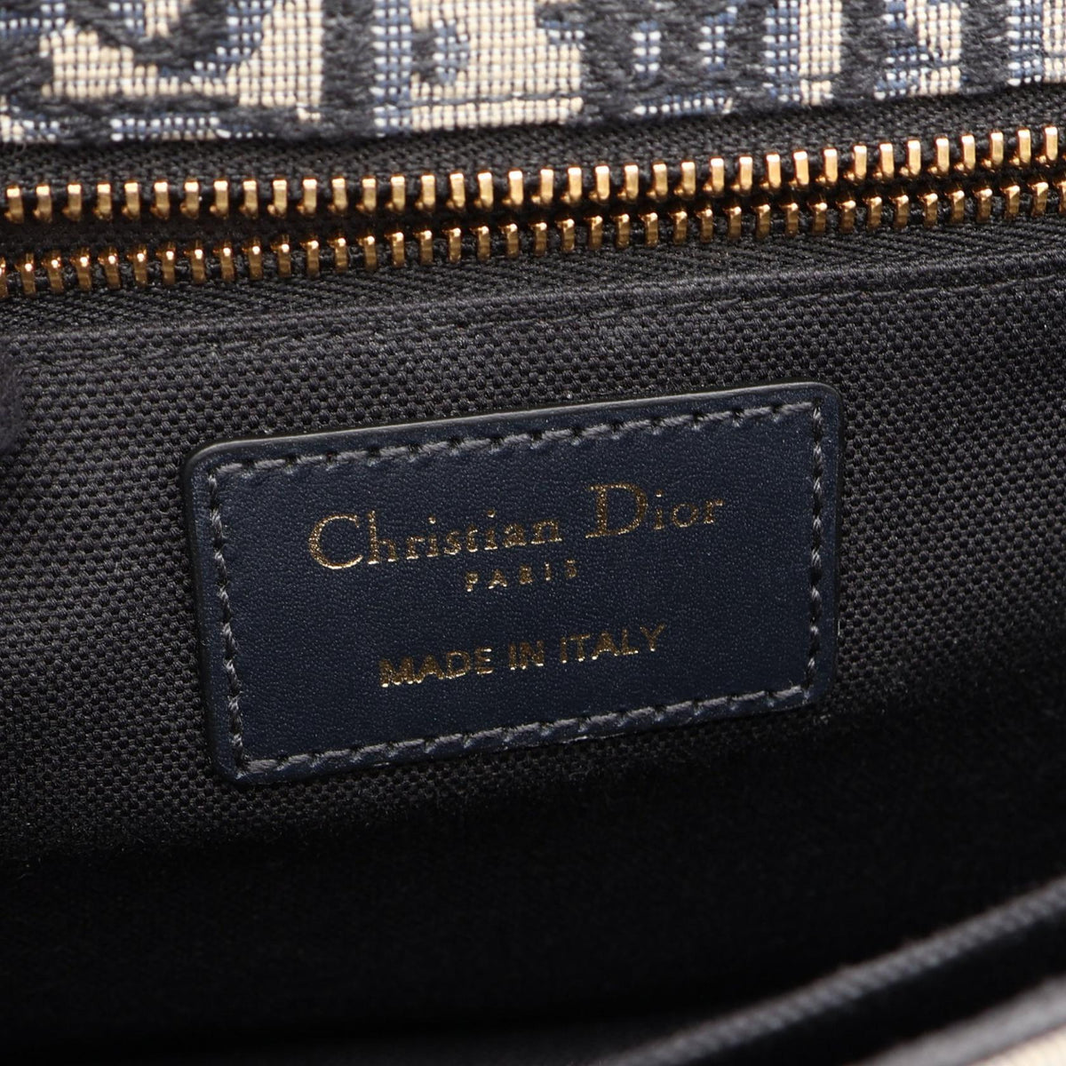 Dior 30 MONTAIGNE Oblique Shoulder Bag Beige/Navy canvas leather M9203UMOS 2106800641066