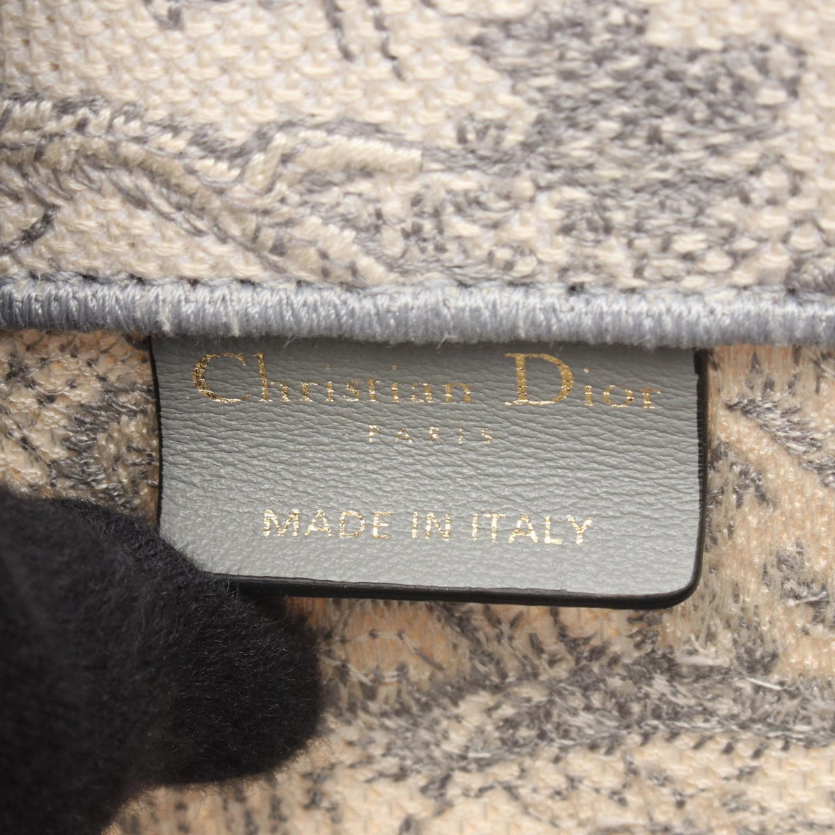 Dior BOOK TOTE Medium Tote Bag Gray/White canvas 2101219900971