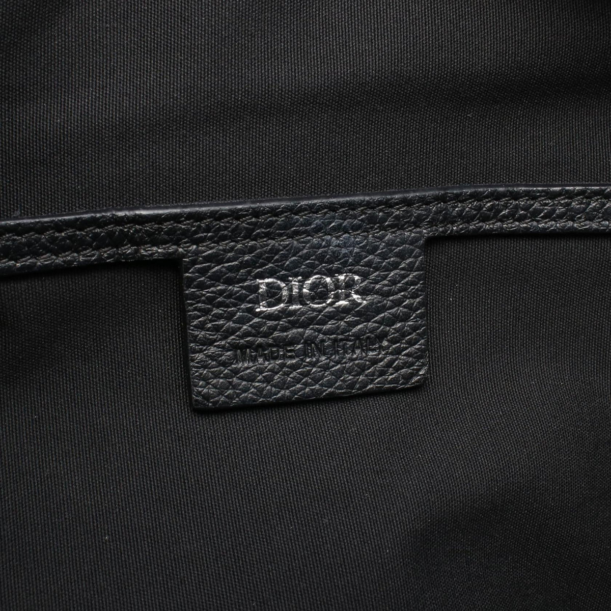 Dior Safari Oblique Rucksack Backpack Black canvas leather 2120100034120