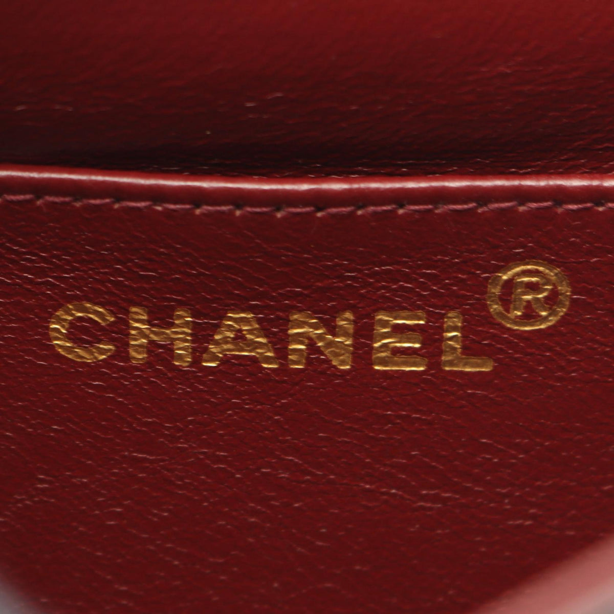 CHANEL Black V stitch Lambskin (sheep leather) 2101219864068