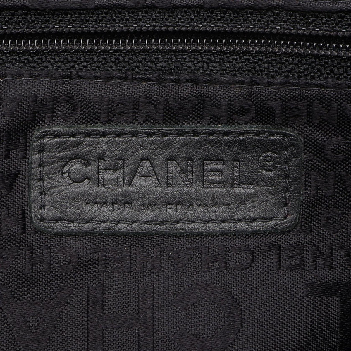 CHANEL Black Chocolate bar Lambskin (sheep leather) 2101219873855