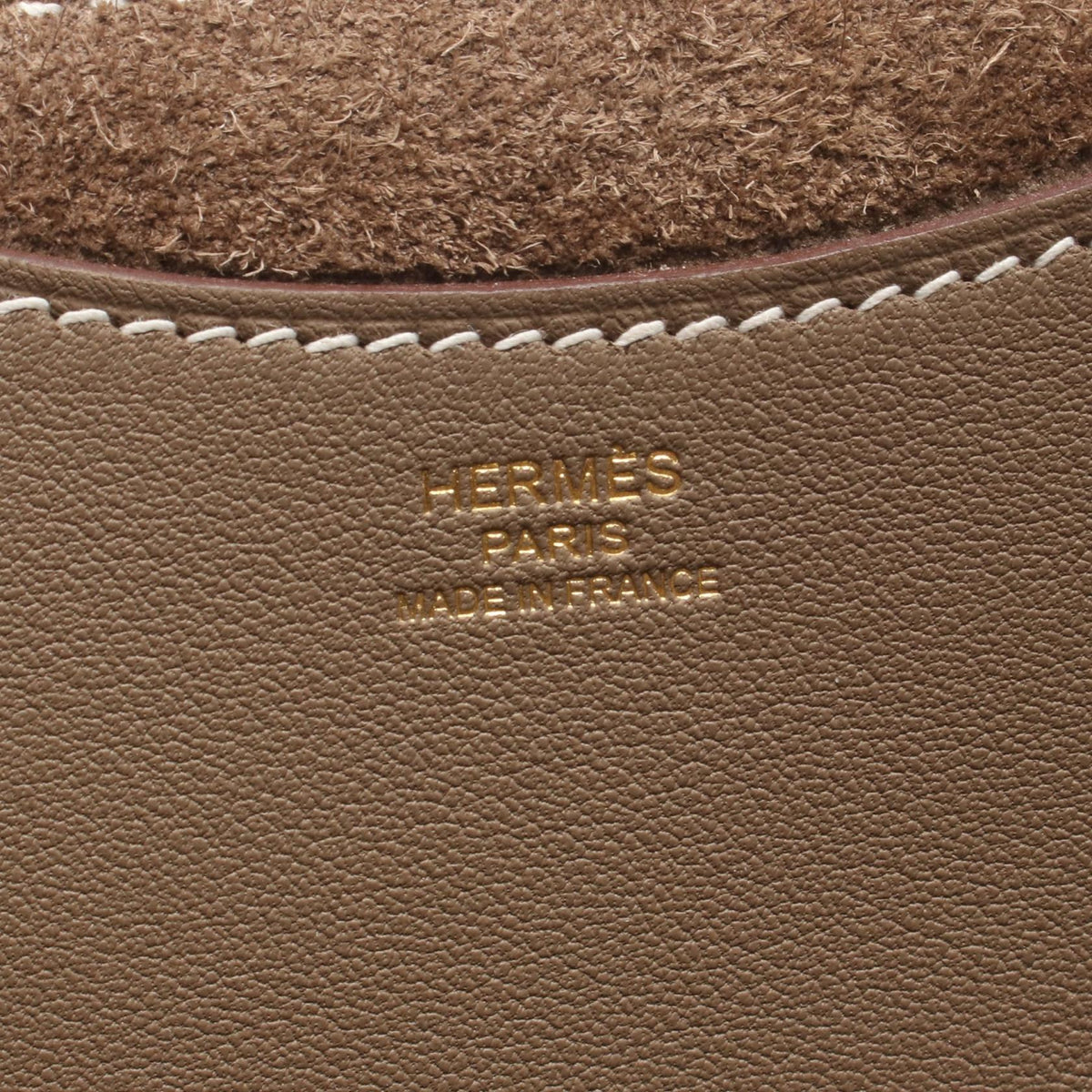 HERMES In the Loop 18 Etoupe Gray HandbagEtoupe Grey Etoupe Grey Gray Taurillon Clemence leather Vaux Swift leather 2101219841458