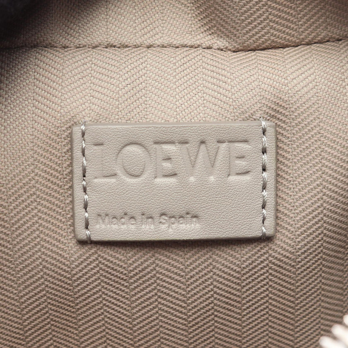 LOEWE Crossbody Camera Bag Mini 2-Way Handbag Gray leather C565R41X05 2121400014188