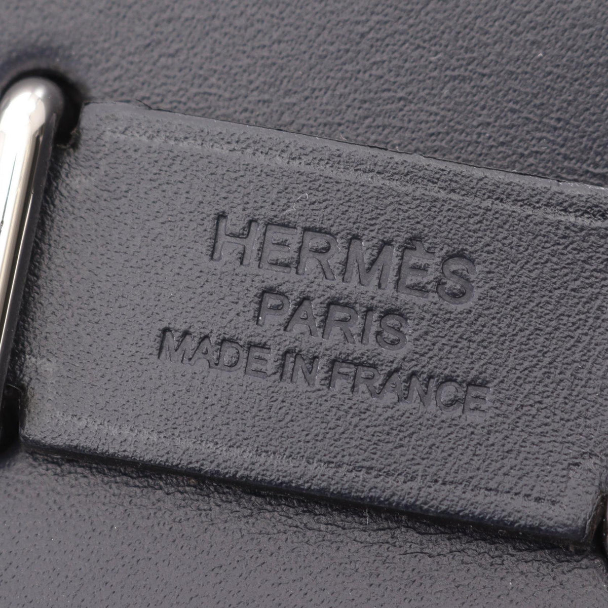 HERMES Airbag Zip Mini Shoulder BagBlue nuit Blue nuit Black/Navy Towar Military canvas leather Toile Military / Vache leather hunter 2101219846873