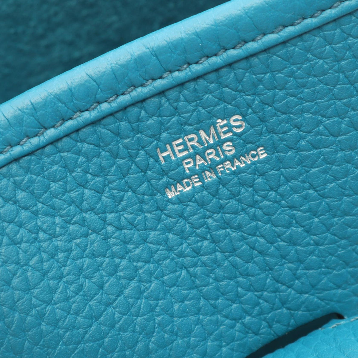 HERMES Evelyne 3 Trois GM Shoulder BagBlue paon Blue paon Blue Taurillon Clemence leather Taurillon Clemence 2107601121993