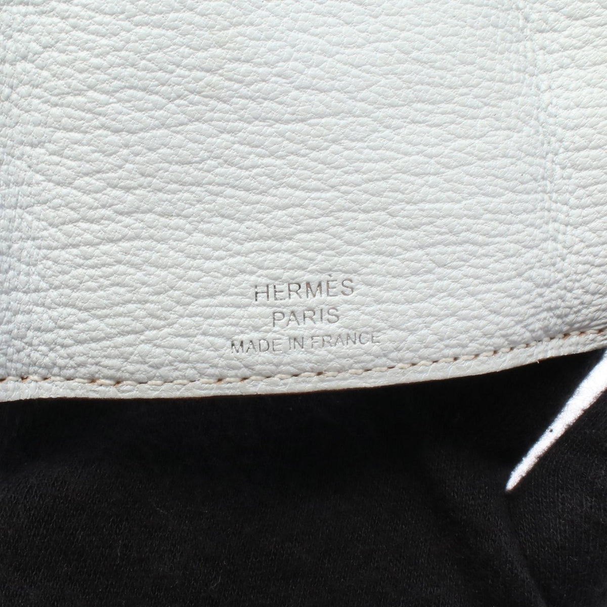 HERMES Bean key holder Blue brume Blue brume Blue Chevre leather Chevre 2107601103296