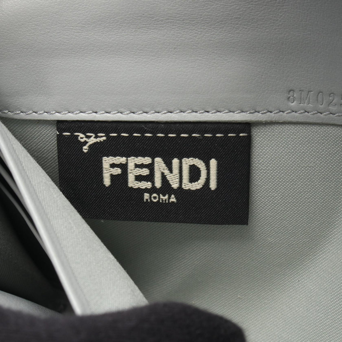 FENDI F is Bifoldpurse Gray leather 8M0251 2120900106287