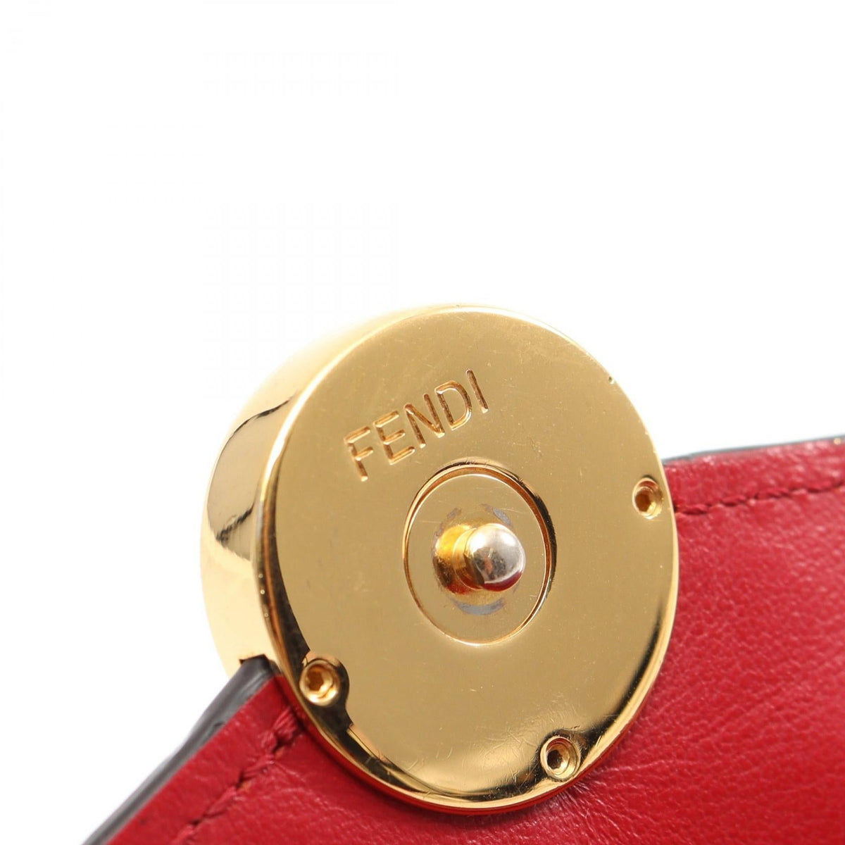 FENDI F is Bifoldpurse Red leather 8M0251 2118400238614