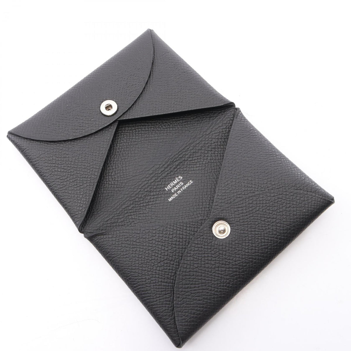 HERMES Calvi coin purseNoir Black Noir Black Black Epsom leather Epsom 2120300056823
