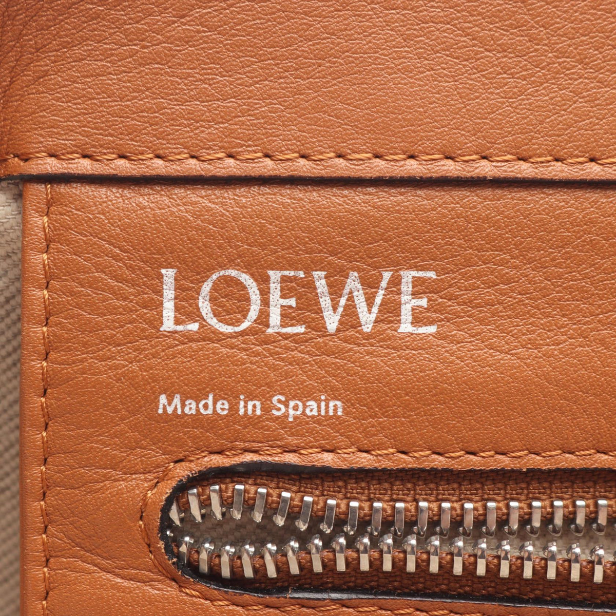 LOEWE East West Shopper Small Tote Bag Brown leather 2101219358130