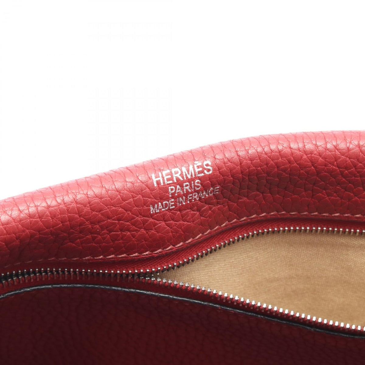 HERMES Tibet Vertical MM rouge garance Shoulder Bag Red Taurillon Clemence Other Taurillon Clemence 2101219306988