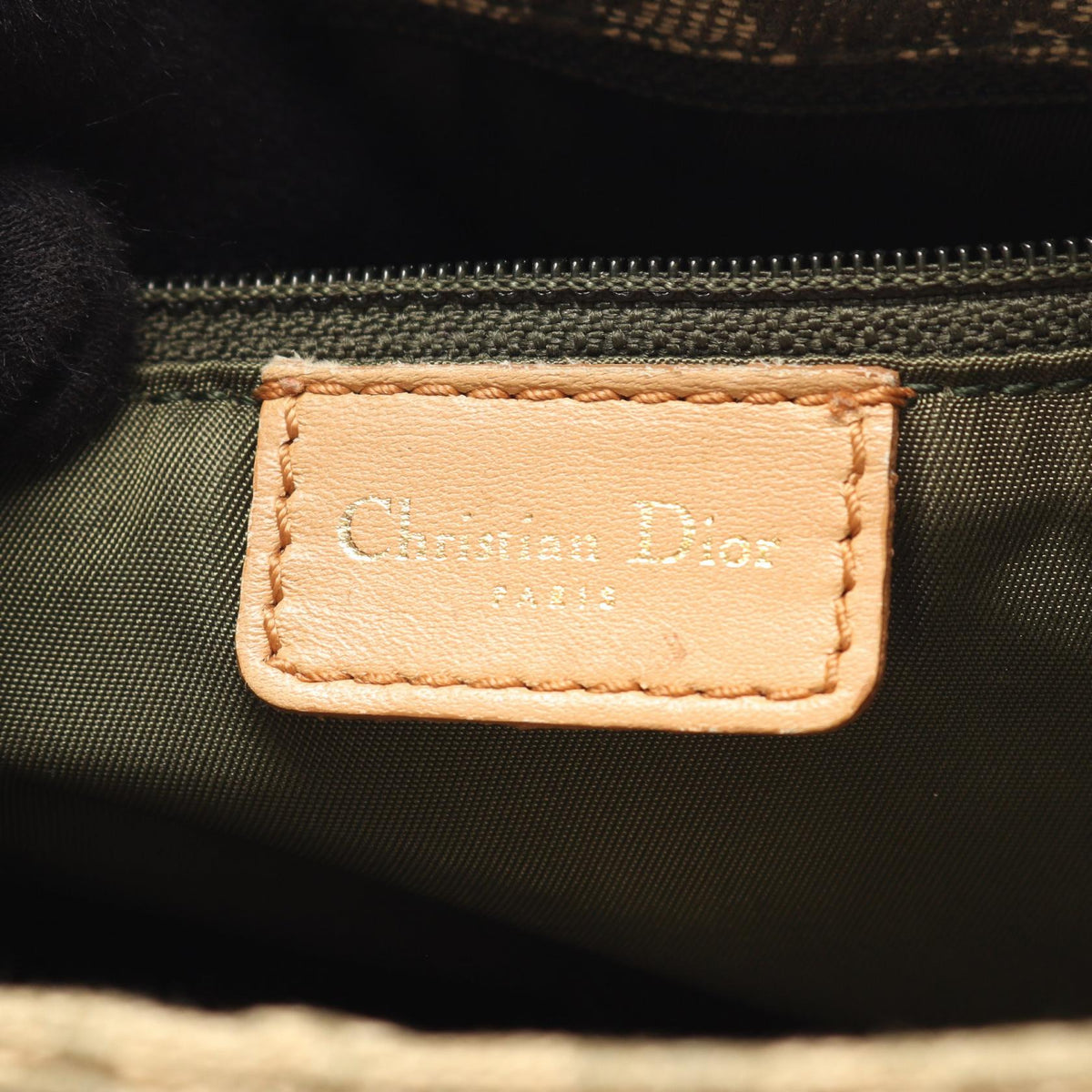 Dior Trotter Tote Bag Khaki/Beige canvas leather 2101219713564