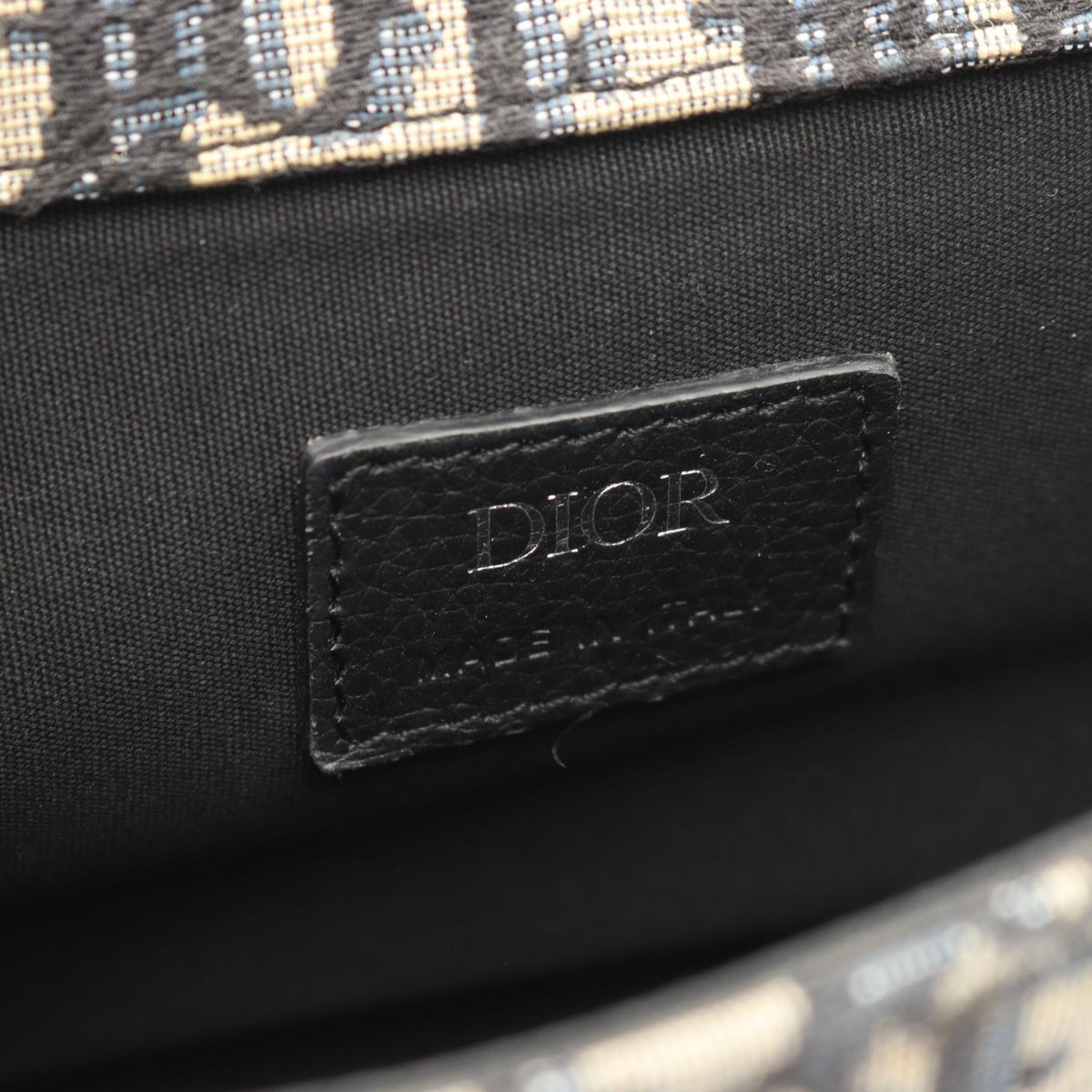 Dior GALLOP Gallop Mini Oblique Shoulder Bag Beige/Navy canvas�leather 2101219674926