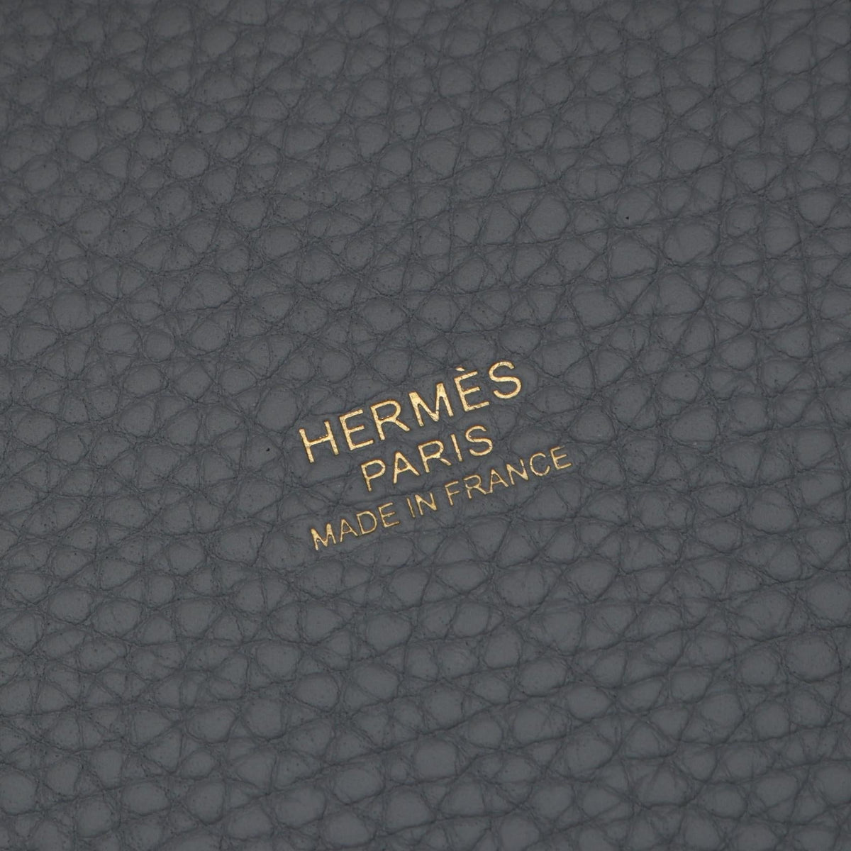 HERMES Picotin Lock PM Handbag Gray Green Pantan Taurillon Clemence leather Taurillon Clemence 2104102490863