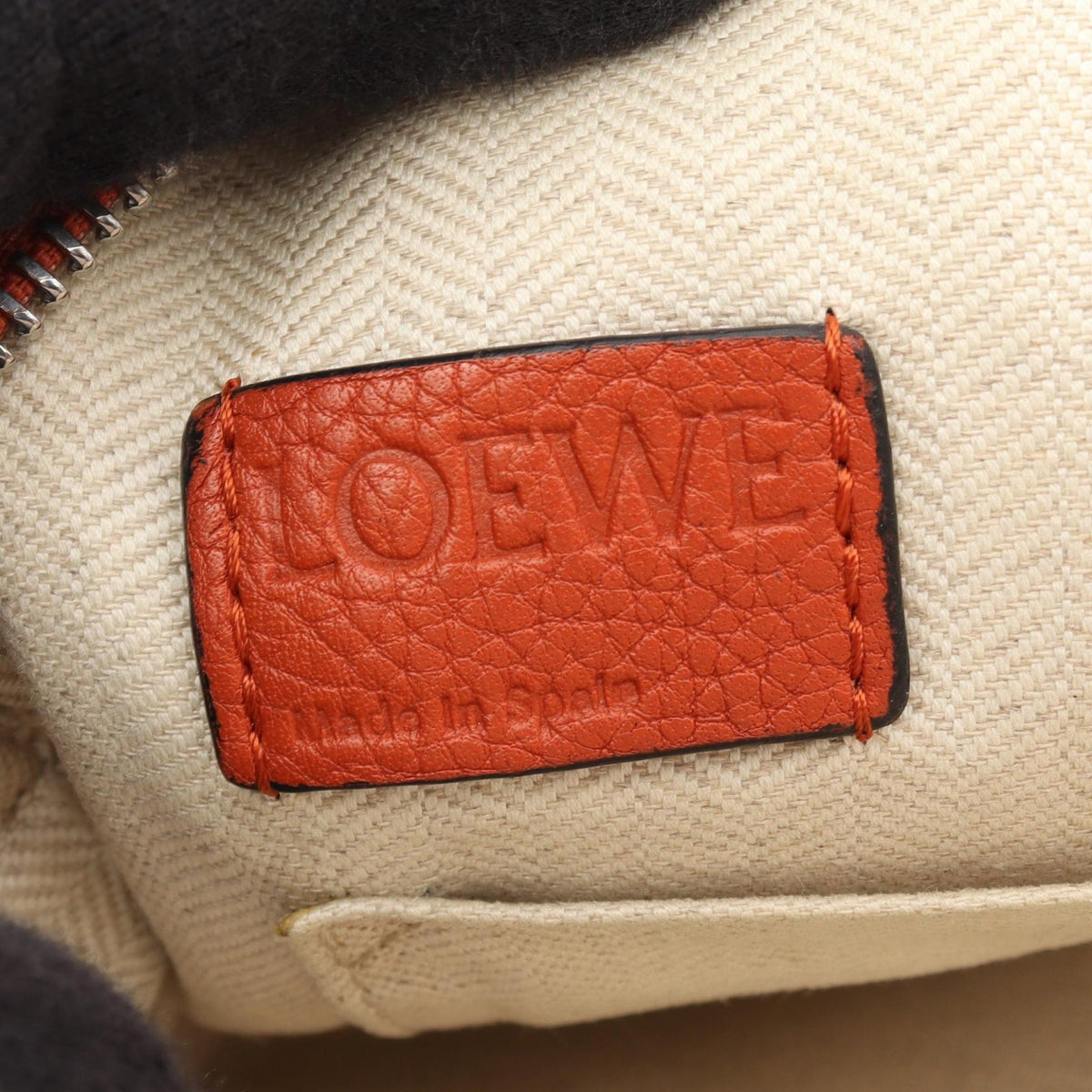 LOEWE Military Messenger XS Shoulder Bag Brown leather 2101219822372