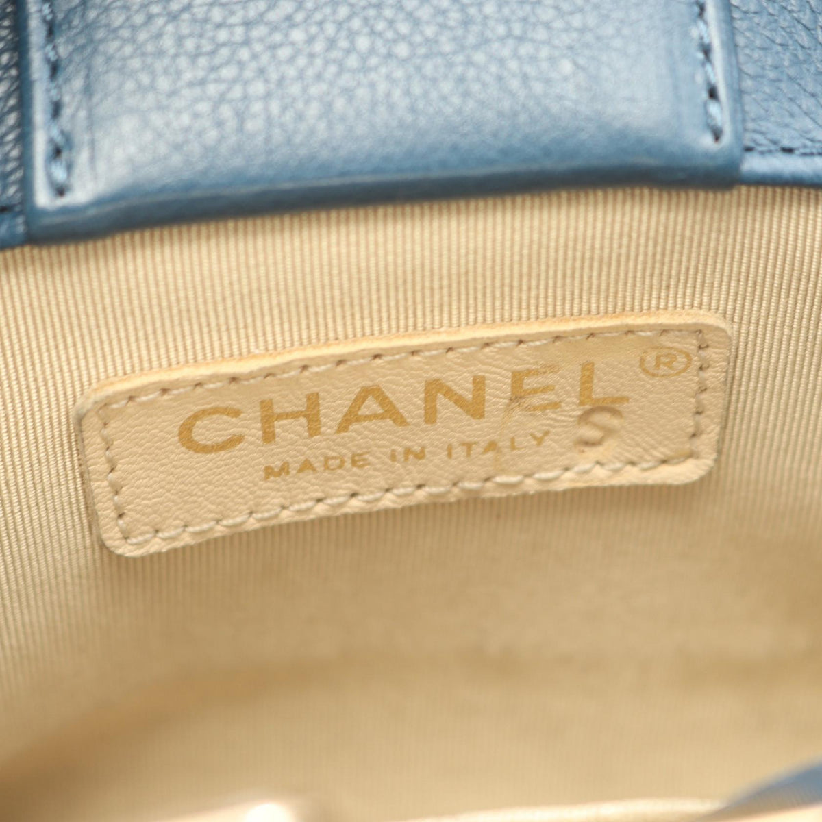 CHANEL Blue Matelasse 2WAY leather A93731 2101219790510