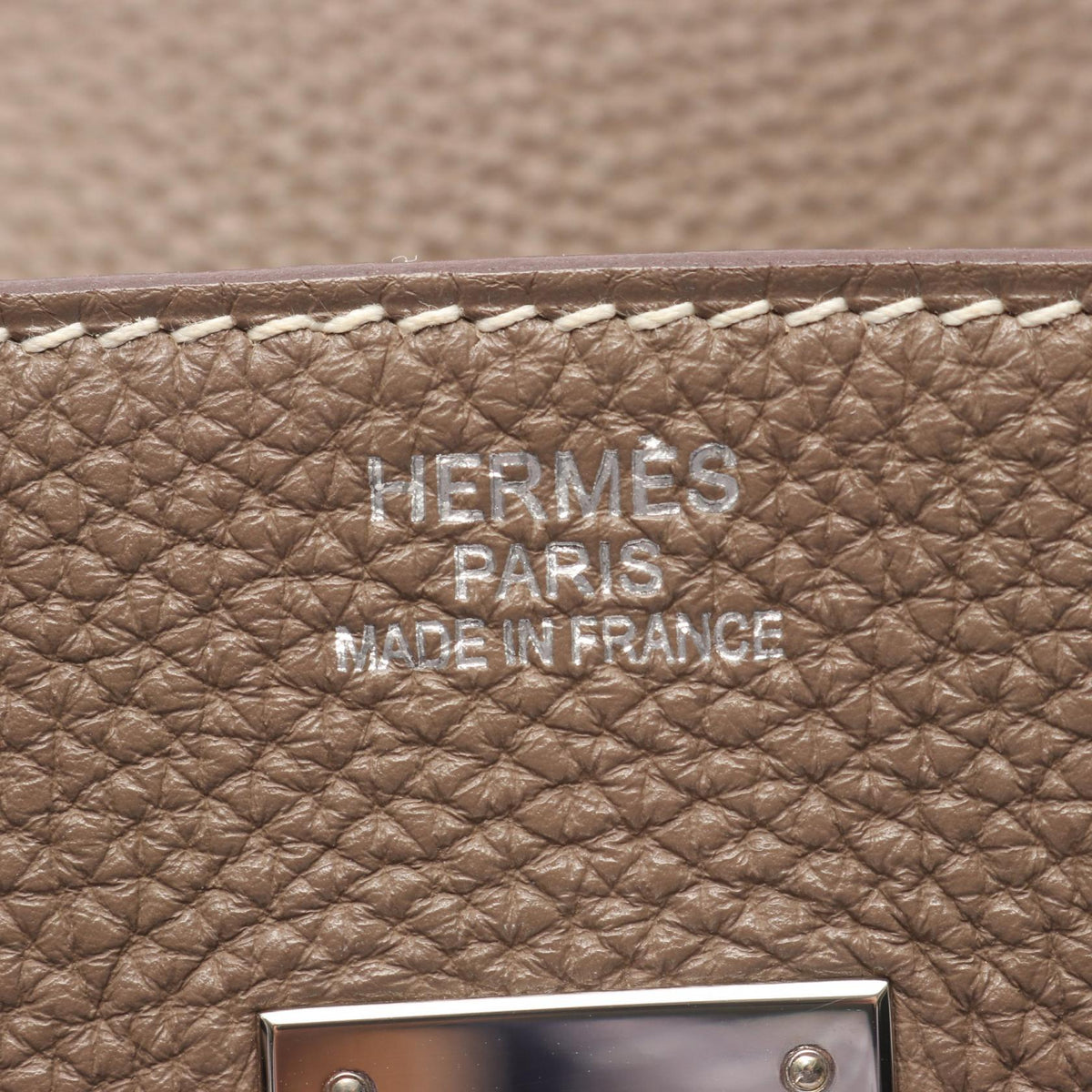 HERMES Birkin 35 HandbagEtoupe Grey Etoupe Grey Gray Togo leather leather Togo leather 2101219825526