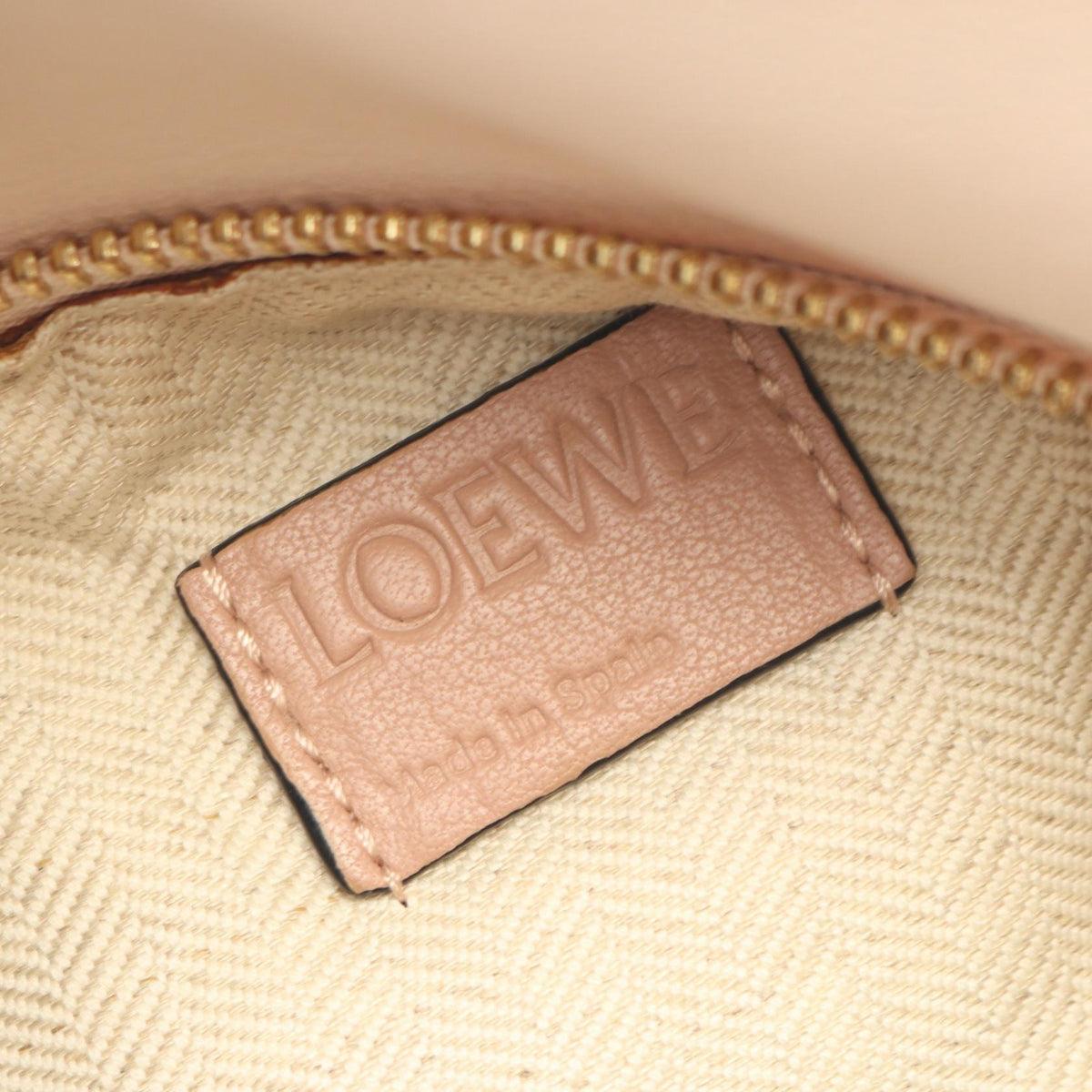 LOEWE Puzzle Bag Medium 2WAY Handbag Pink leather 2101220016487