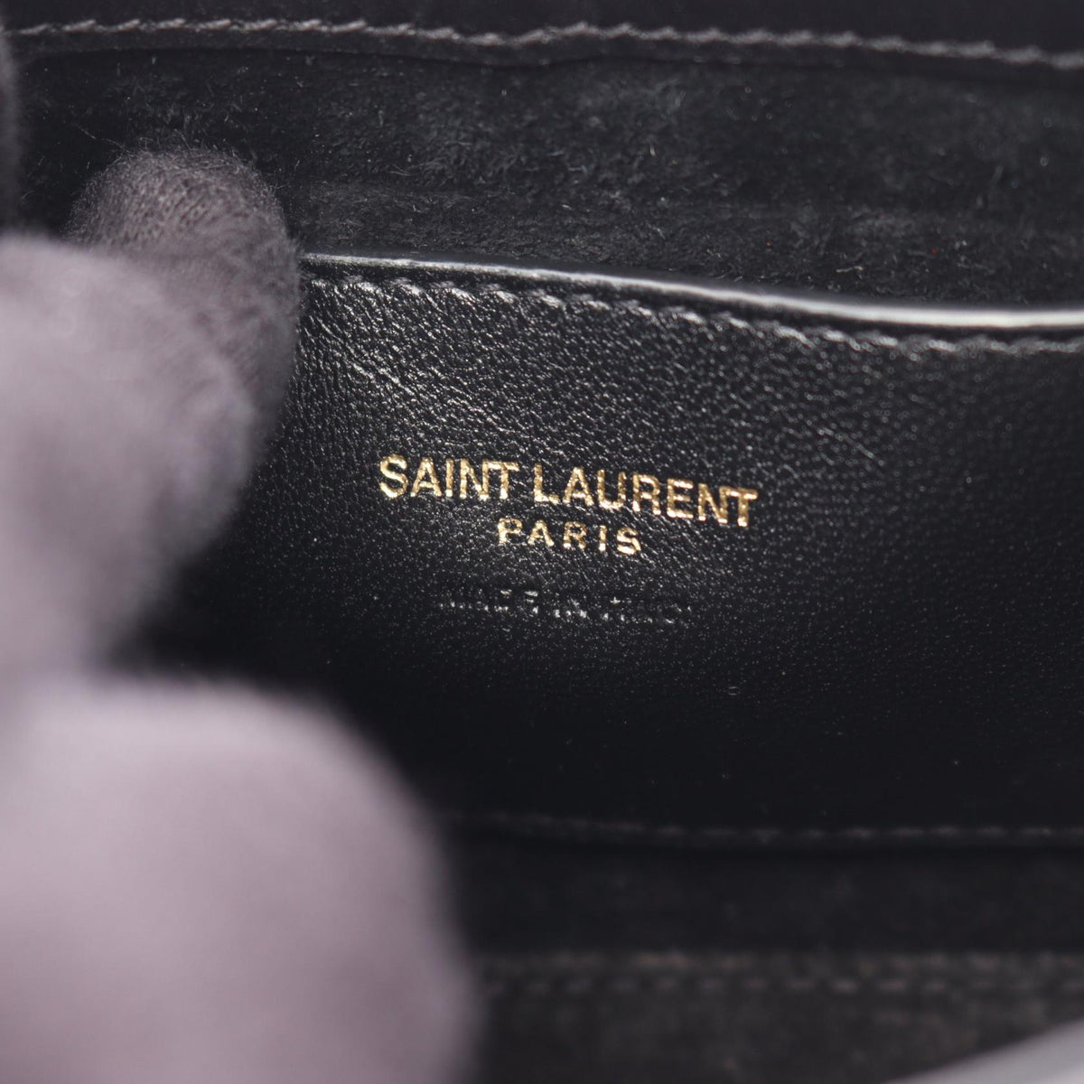 SAINT LAURENT PARIS Mini Hobo LE 5 A 7 Handbag Black leather 7103182R20W 2101220073855