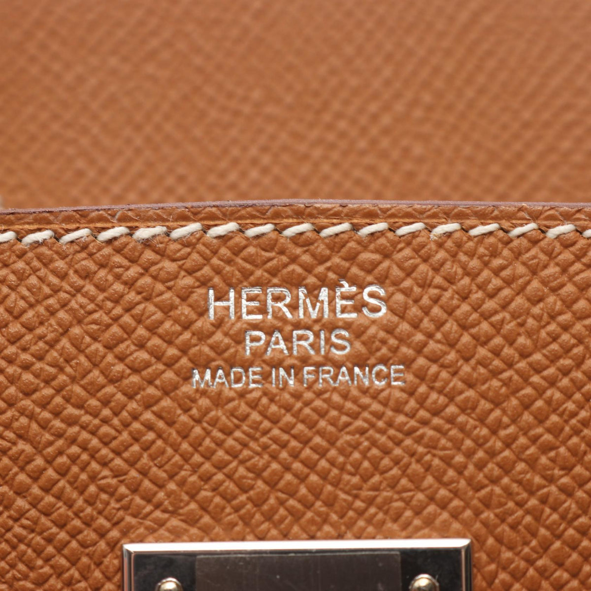 HERMES Birkin 30 HandbagGold Gold Brown Epsom leather 2100301225886