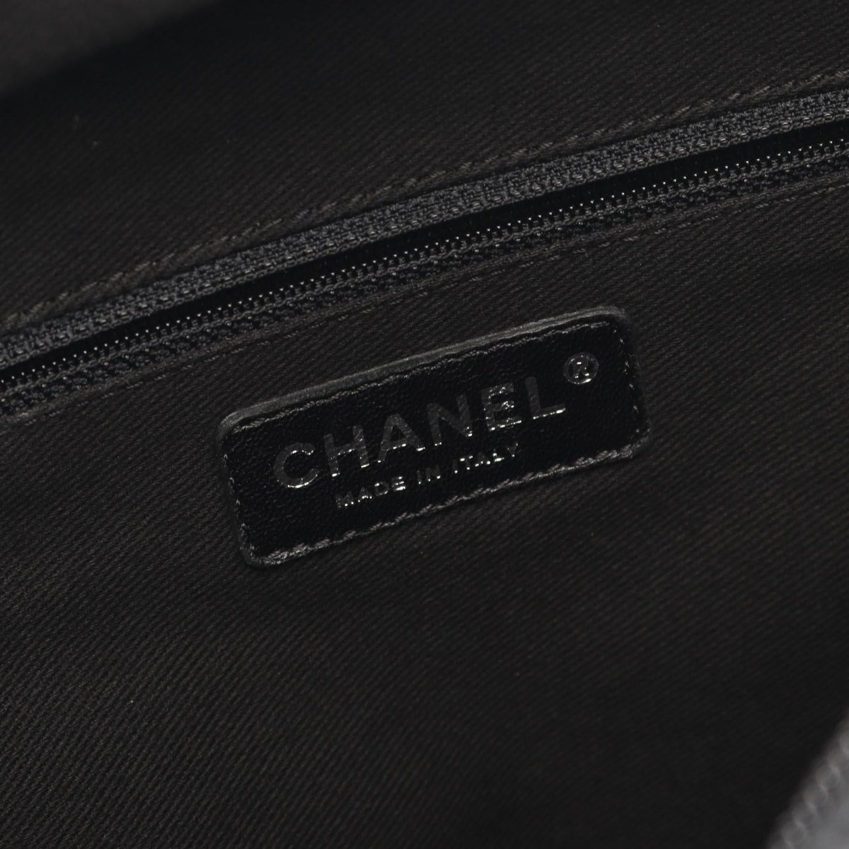 CHANEL Black Paris New York Line Nylon�leather 2101219590714