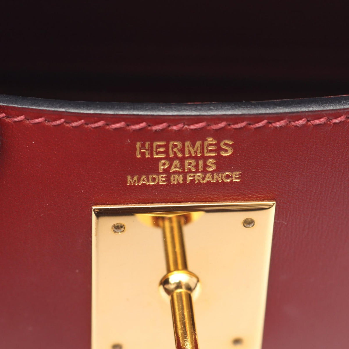 HERMES Kelly 32 Handbag Bordeaux Vibrato leather Vibrato / Chamonix leather 2101219551821