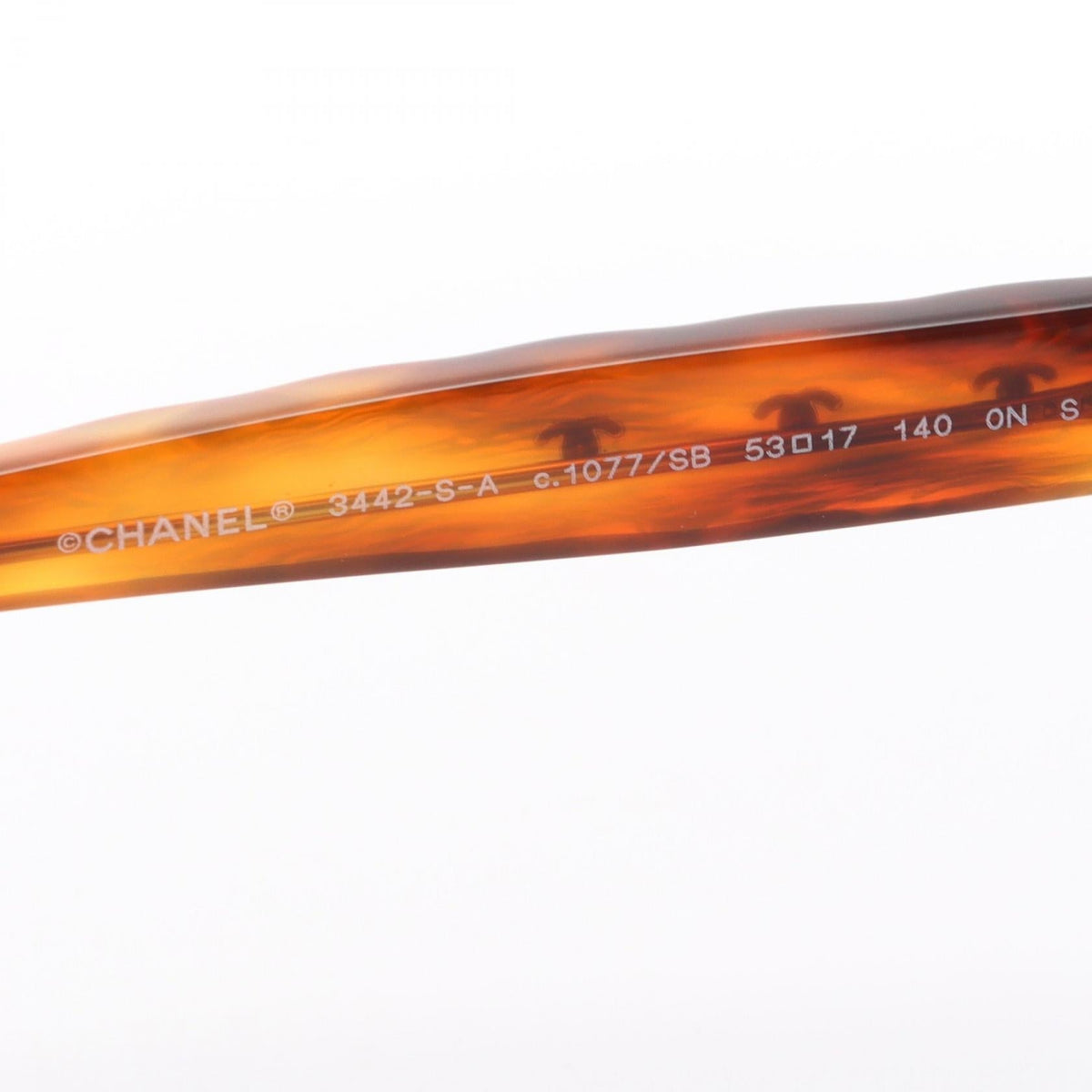 CHANEL Brown COCO Mark Wellington Other�Plastic 3442-S-A 2101220076825