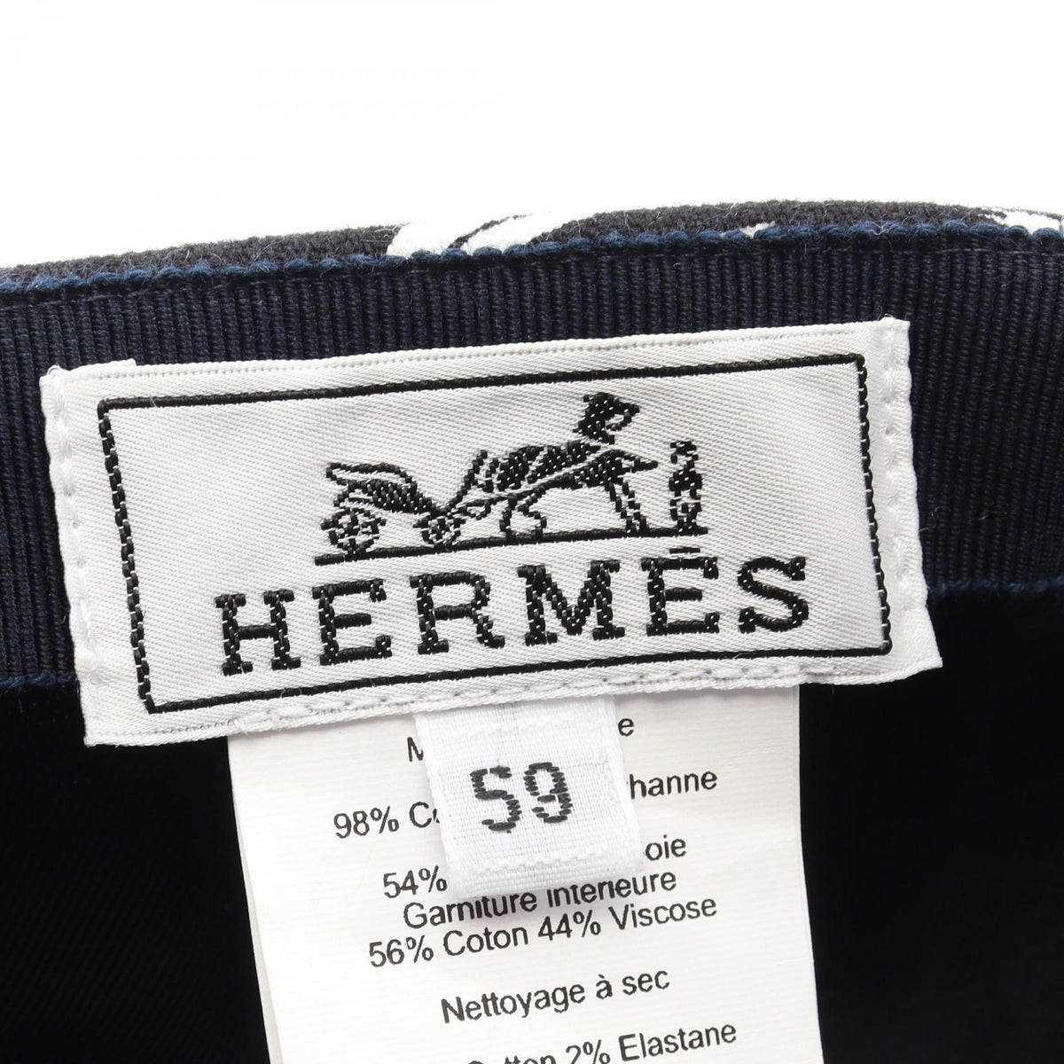 HERMES Davis Jungle Love cap Black/Multicolor Other cotton 2101220040659