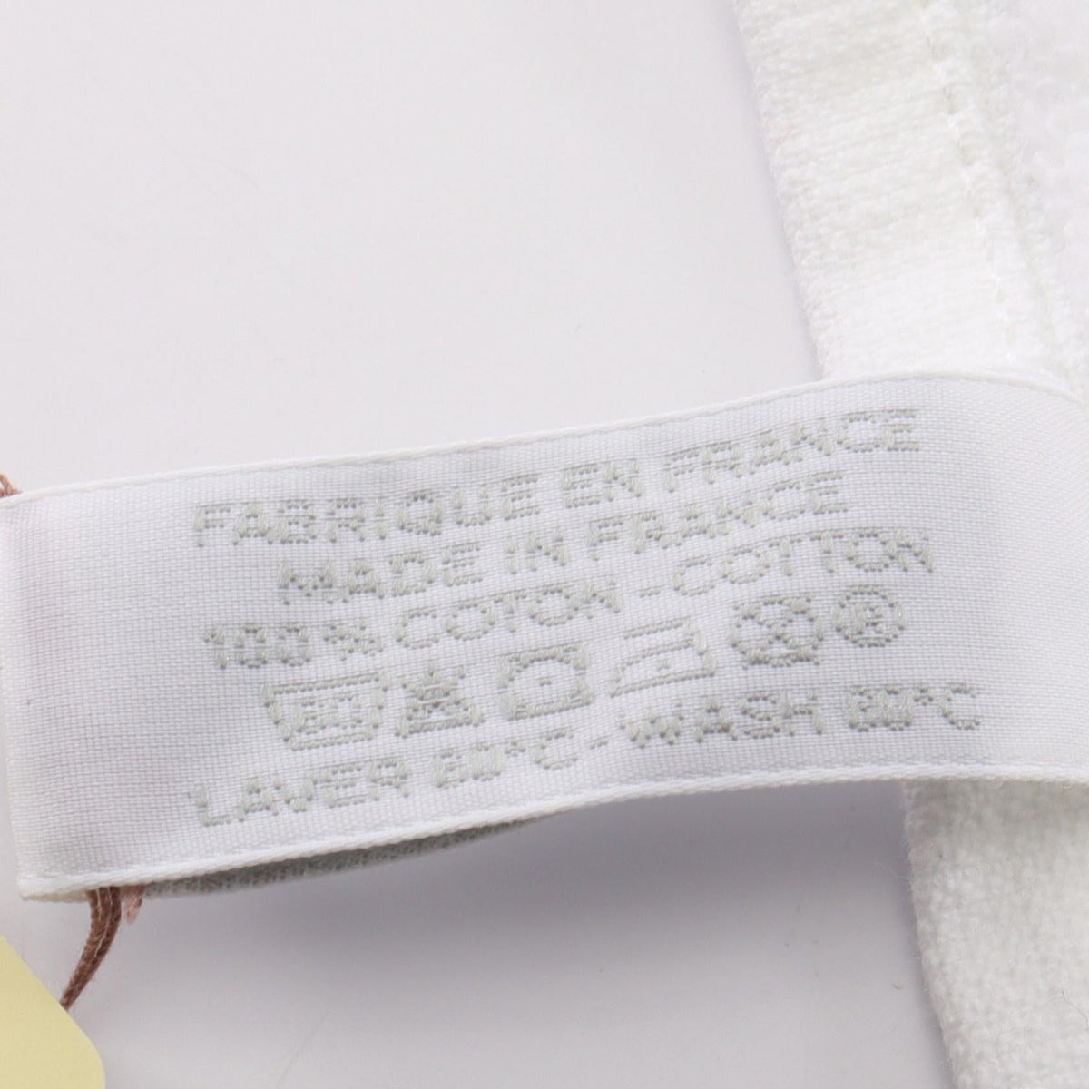 HERMES Kare Towel Labyrinth Hand towelWhite White White Other cotton 2121500000562