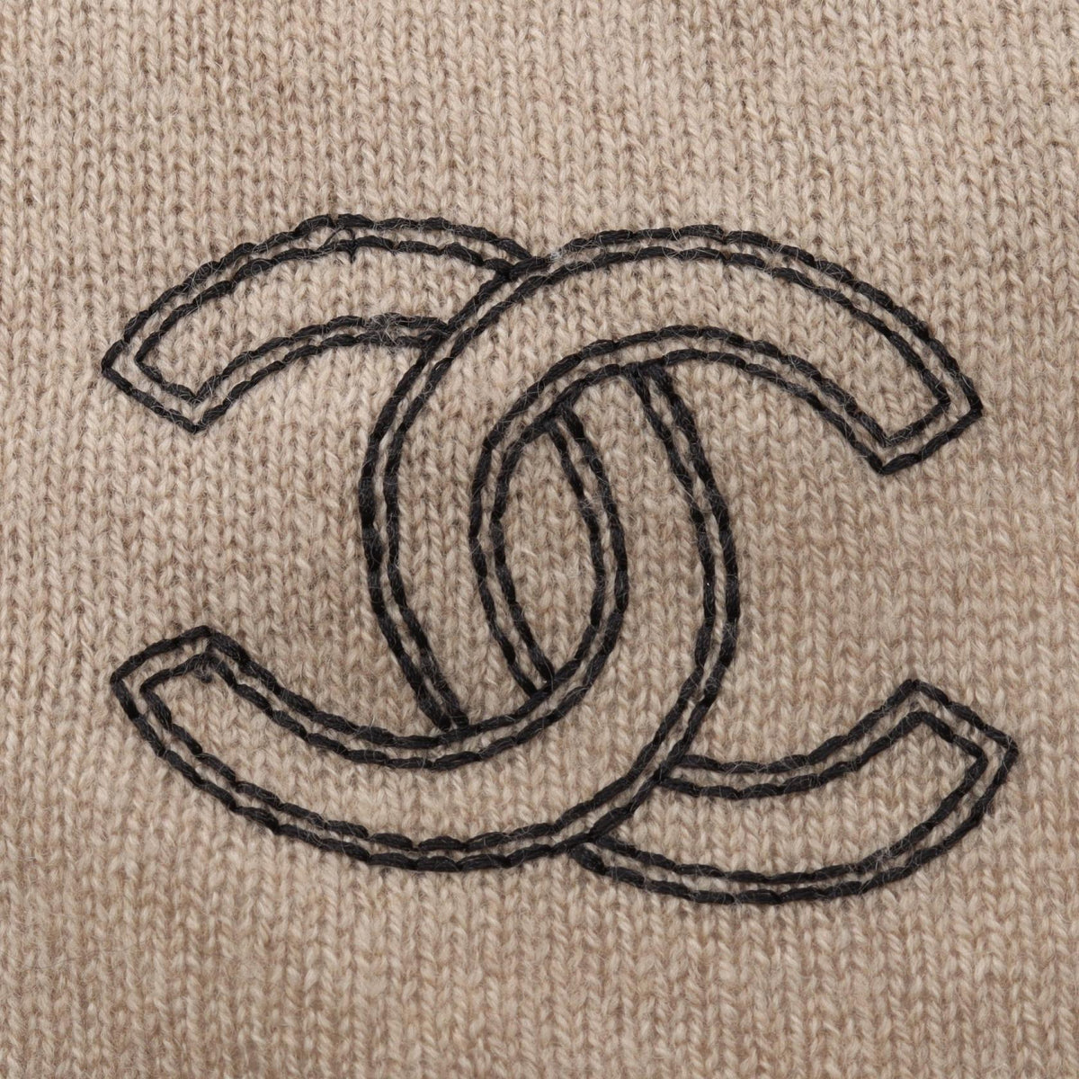 CHANEL Beige COCO Mark Other�cashmere 2107601177266