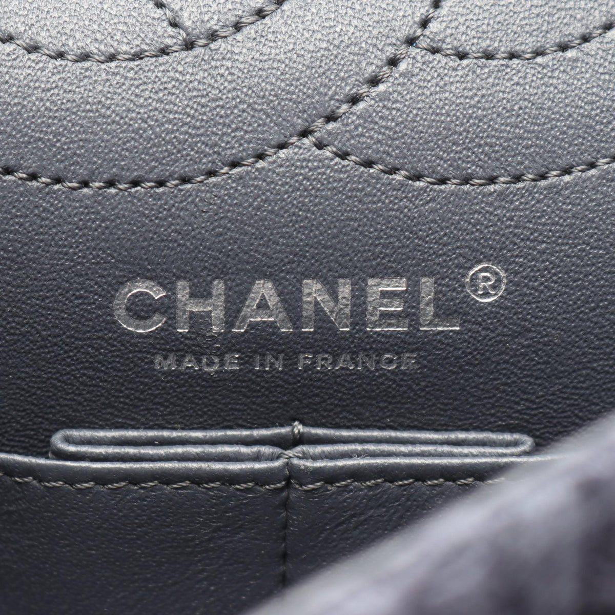 CHANEL Blue 2.55 Matelasse Chain Fabric A37586 2101219974705