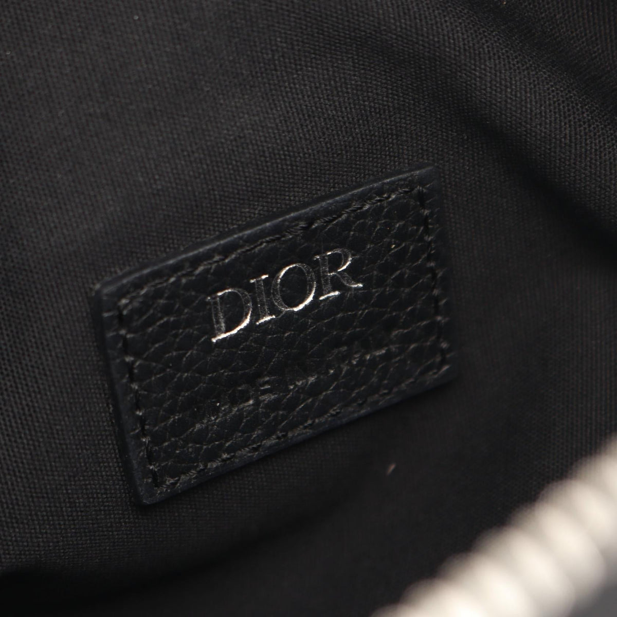 Christian Dior SADDLE Oblique Jacquard Waist bag Body bag Beige/Navy/Black canvas�leather 1ADPO093YKY 2101220004002