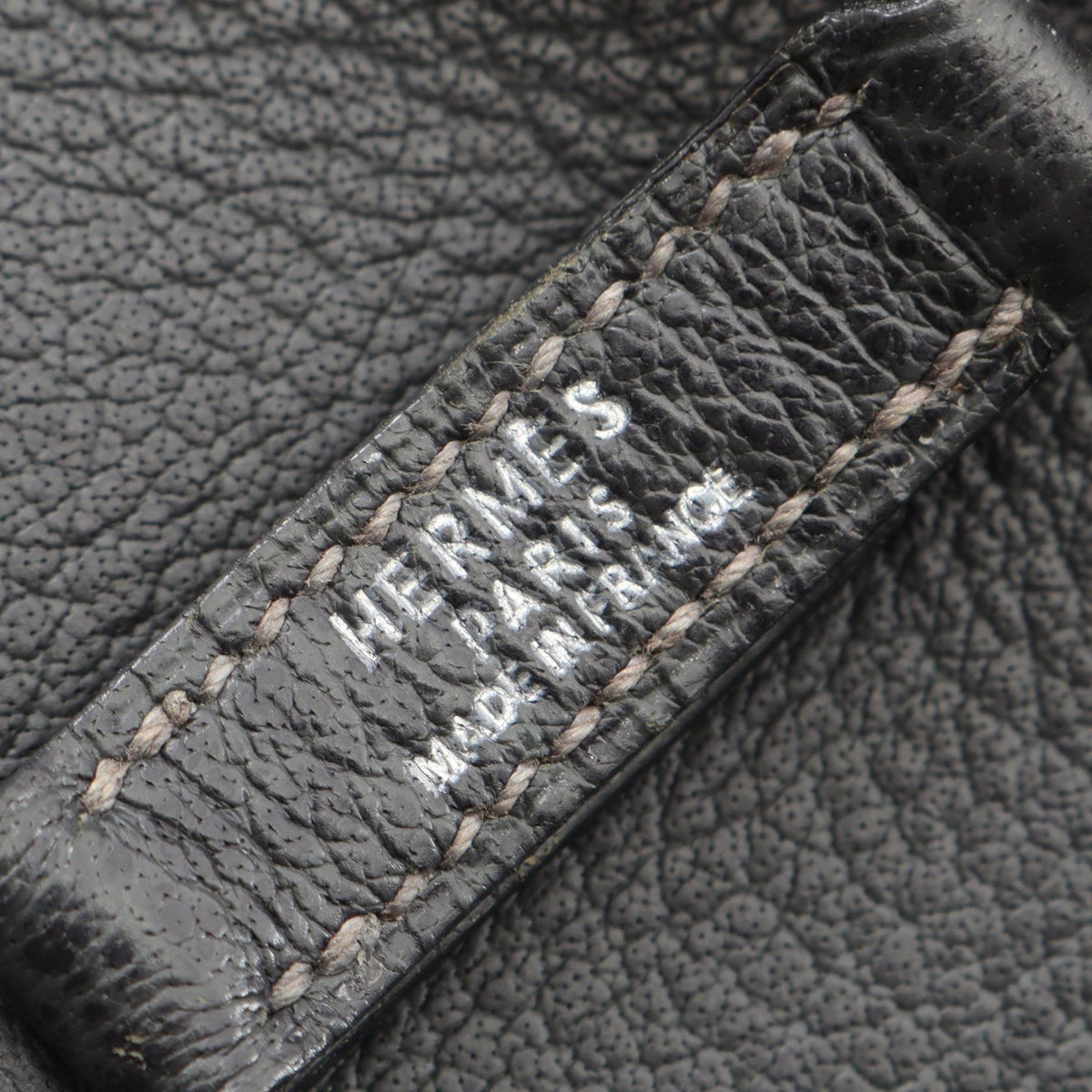 HERMES Trim 31 Graphite Shoulder Bag Gray Buffalo leather Other Buffalo leather 2106800641813
