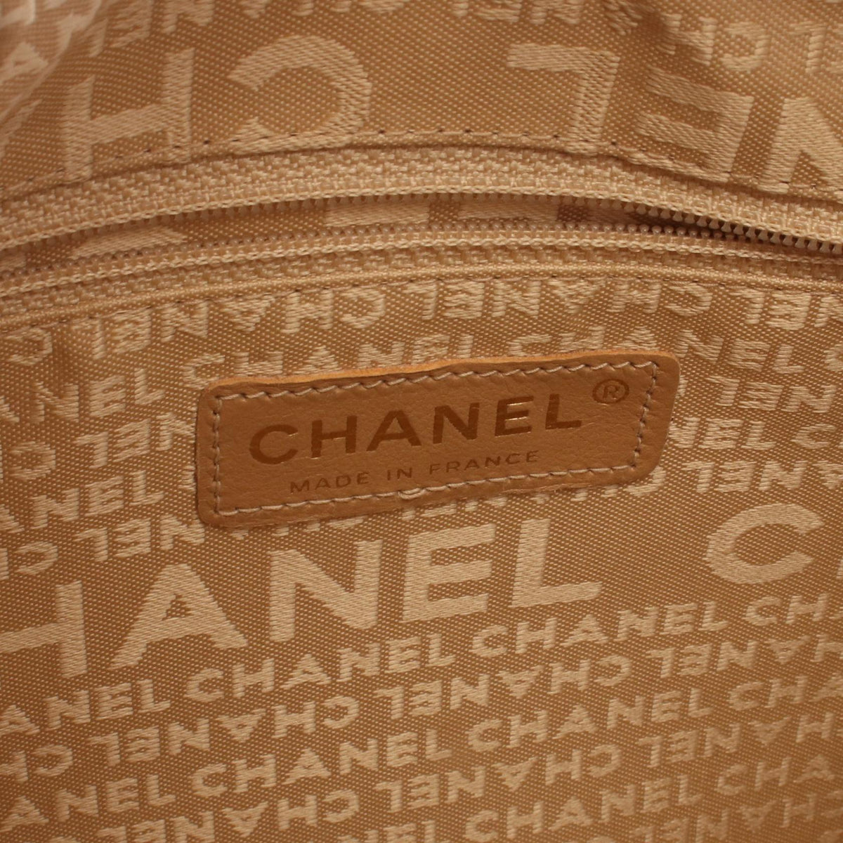 CHANEL Brown Chocolate bar COCO Mark leather 2101219996646