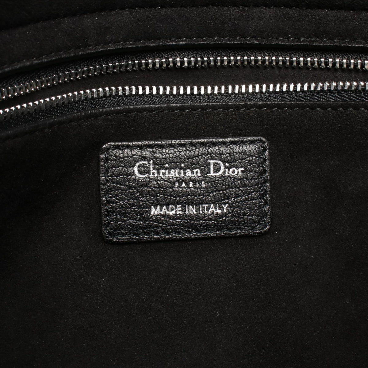 Dior Diorissimo Medium 2WAY Handbag Black leather 2101220015626
