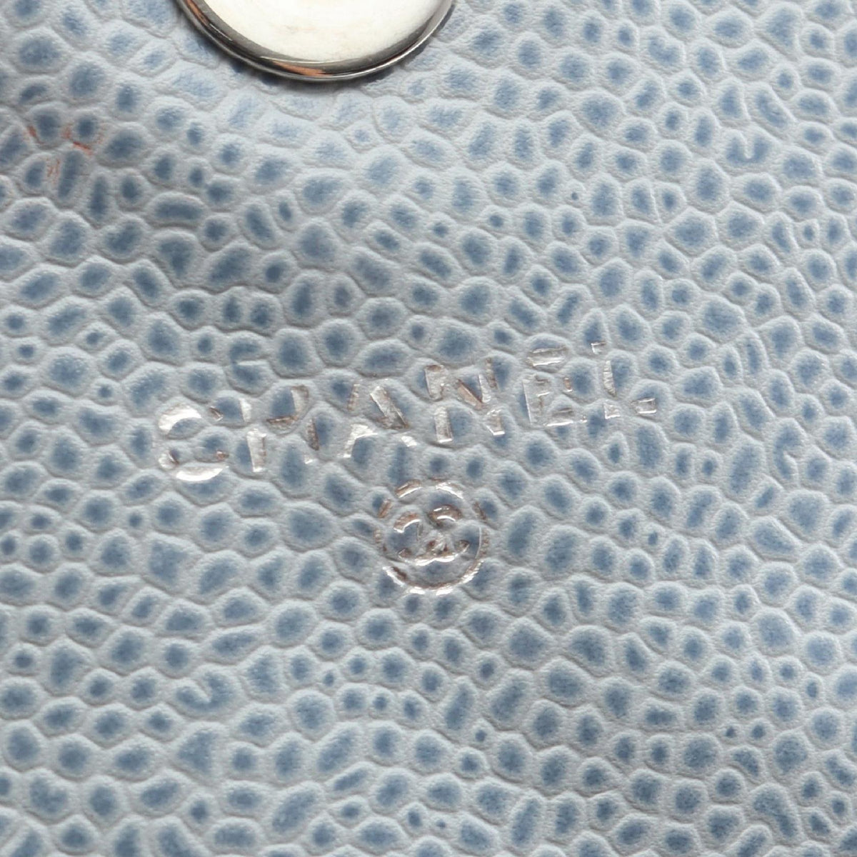 CHANEL Blue Half moon Grained Calfskin leather 2101219856766