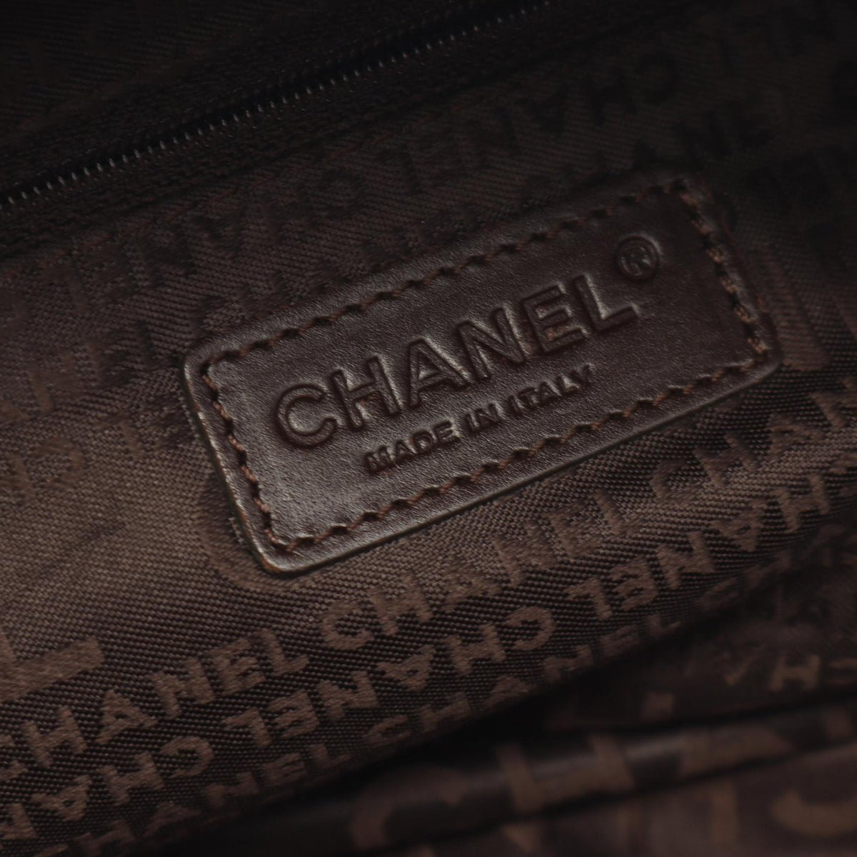 CHANEL Brown Chocolate bar Grained Calfskin leather 2120300058100