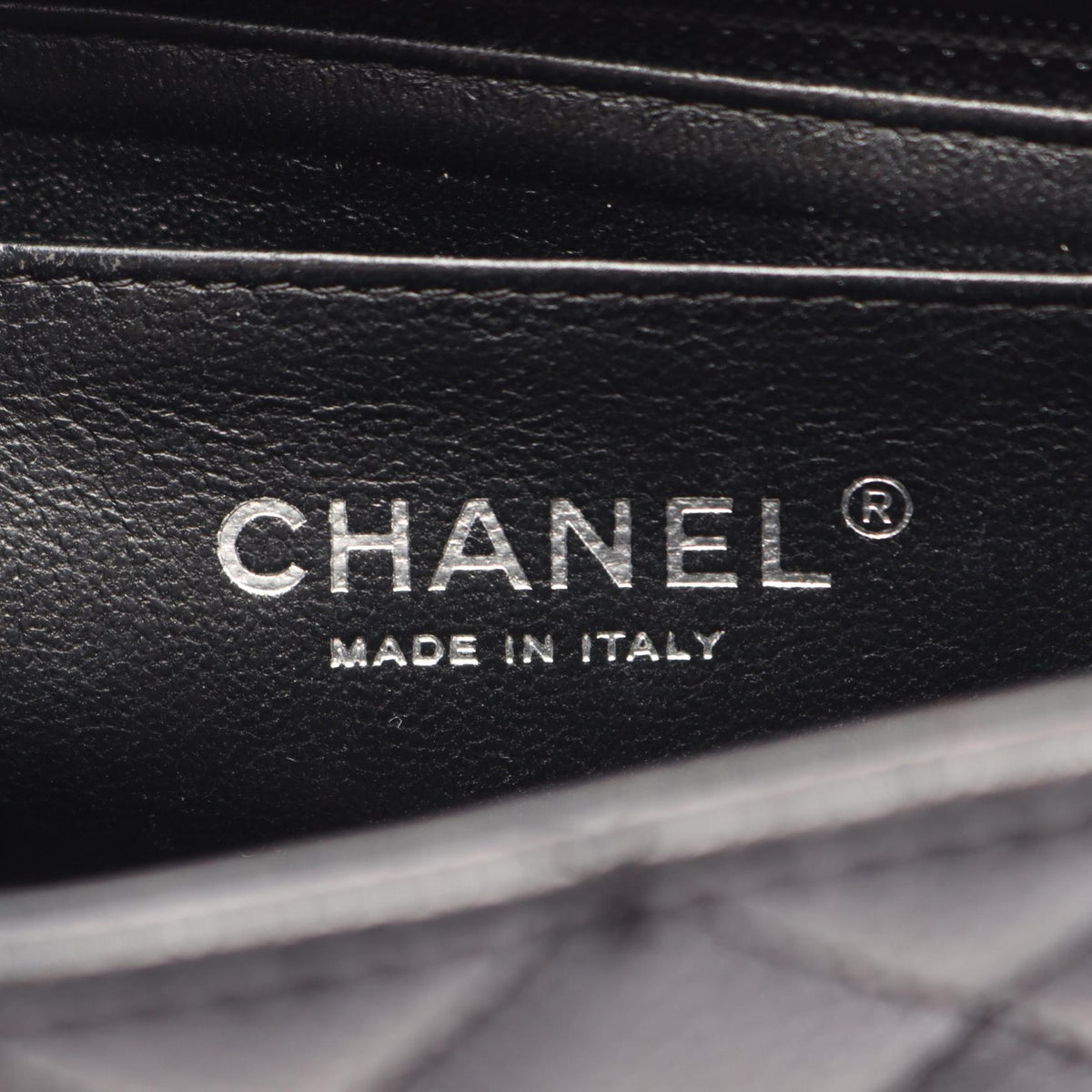 CHANEL Black Mini Matelasse Grained Calfskin leather 2120300058353