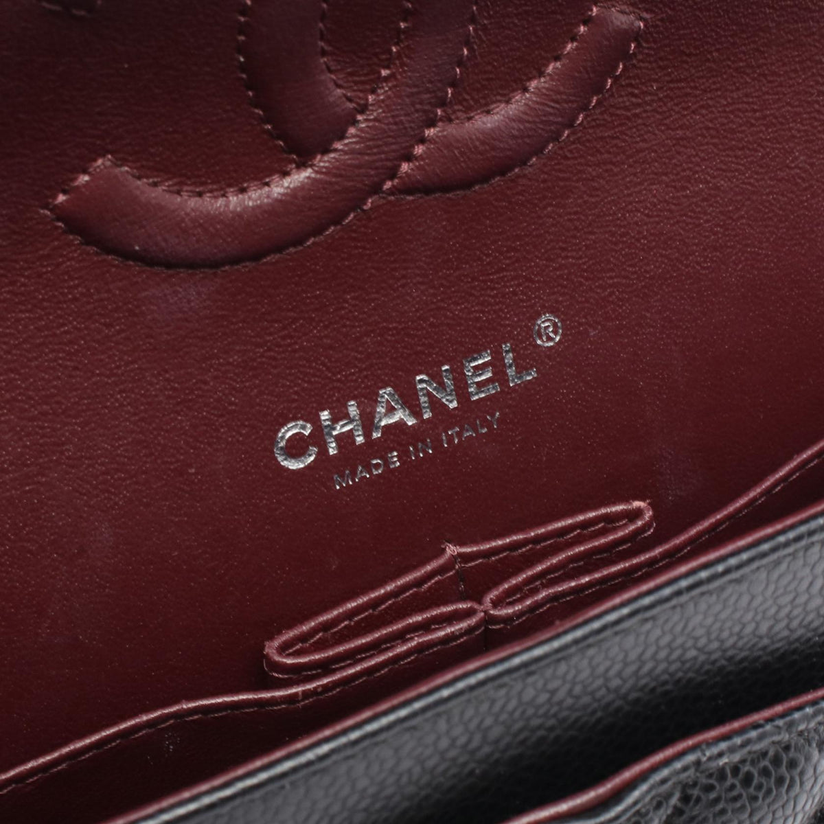 CHANEL Black Matelasse W flap Grained Calfskin leather 2106800640717